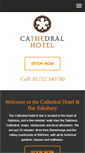 Mobile Screenshot of cathedralhotelsalisbury.co.uk